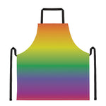 LGBT Pride Rainbow Gradient Print Apron