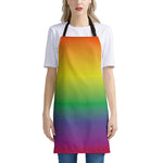 LGBT Pride Rainbow Gradient Print Apron