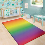 LGBT Pride Rainbow Gradient Print Area Rug