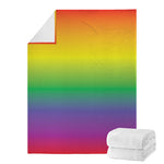 LGBT Pride Rainbow Gradient Print Blanket