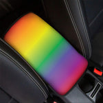 LGBT Pride Rainbow Gradient Print Car Center Console Cover