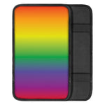 LGBT Pride Rainbow Gradient Print Car Center Console Cover