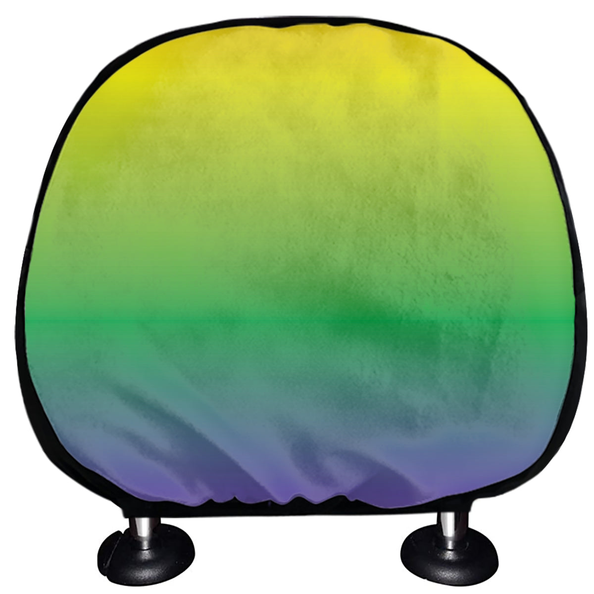 LGBT Pride Rainbow Gradient Print Car Headrest Covers