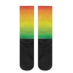LGBT Pride Rainbow Gradient Print Crew Socks