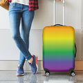 LGBT Pride Rainbow Gradient Print Luggage Cover