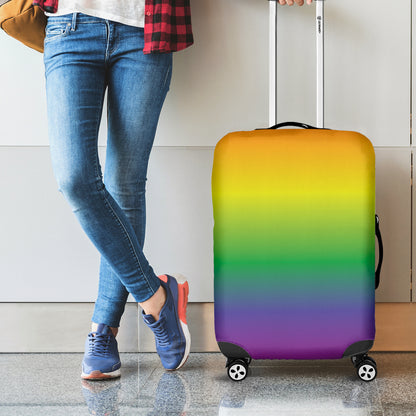 LGBT Pride Rainbow Gradient Print Luggage Cover