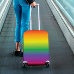 LGBT Pride Rainbow Gradient Print Luggage Cover