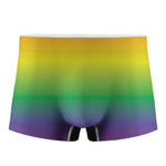 LGBT Pride Rainbow Gradient Print Men's Boxer Briefs