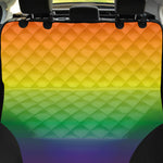 LGBT Pride Rainbow Gradient Print Pet Car Back Seat Cover