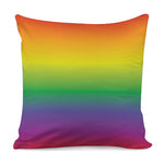 LGBT Pride Rainbow Gradient Print Pillow Cover