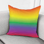 LGBT Pride Rainbow Gradient Print Pillow Cover