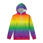 LGBT Pride Rainbow Gradient Print Pullover Hoodie