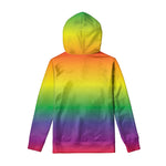 LGBT Pride Rainbow Gradient Print Pullover Hoodie