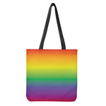 LGBT Pride Rainbow Gradient Print Tote Bag