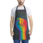 LGBT Pride Rainbow Hand Print Apron