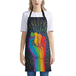 LGBT Pride Rainbow Hand Print Apron