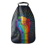 LGBT Pride Rainbow Hand Print Car Seat Organizers