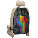 LGBT Pride Rainbow Hand Print Car Seat Organizers