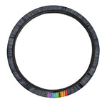 LGBT Pride Rainbow Hand Print Car Steering Wheel Cover