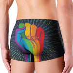 LGBT Pride Rainbow Hand Print Men's Boxer Briefs