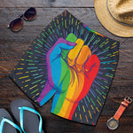 LGBT Pride Rainbow Hand Print Men's Shorts