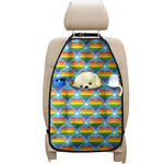 LGBT Pride Rainbow Heart Pattern Print Car Seat Organizers