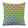 LGBT Pride Rainbow Heart Pattern Print Pillow Cover