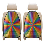 LGBT Pride Rainbow Rays Print Car Seat Organizers