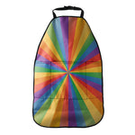 LGBT Pride Rainbow Rays Print Car Seat Organizers
