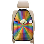 LGBT Pride Rainbow Rays Print Car Seat Organizers