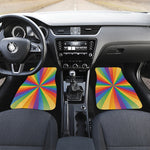 LGBT Pride Rainbow Rays Print Front Car Floor Mats