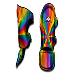 LGBT Pride Rainbow Rays Print Muay Thai Shin Guard