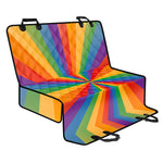 LGBT Pride Rainbow Rays Print Pet Car Back Seat Cover