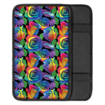 LGBT Pride Rainbow Roses Pattern Print Car Center Console Cover