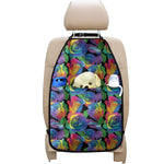 LGBT Pride Rainbow Roses Pattern Print Car Seat Organizers