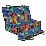 LGBT Pride Rainbow Roses Pattern Print Pet Car Back Seat Cover