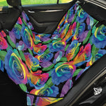 LGBT Pride Rainbow Roses Pattern Print Pet Car Back Seat Cover