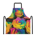LGBT Pride Rainbow Roses Print Apron