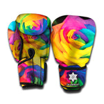 LGBT Pride Rainbow Roses Print Boxing Gloves