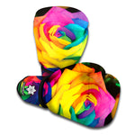 LGBT Pride Rainbow Roses Print Boxing Gloves