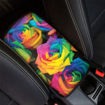 LGBT Pride Rainbow Roses Print Car Center Console Cover