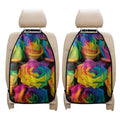 LGBT Pride Rainbow Roses Print Car Seat Organizers