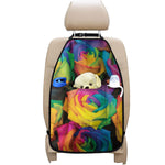 LGBT Pride Rainbow Roses Print Car Seat Organizers