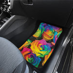 LGBT Pride Rainbow Roses Print Front Car Floor Mats