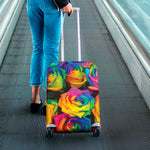 LGBT Pride Rainbow Roses Print Luggage Cover
