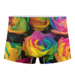LGBT Pride Rainbow Roses Print Men's Boxer Briefs