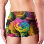 LGBT Pride Rainbow Roses Print Men's Boxer Briefs