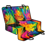 LGBT Pride Rainbow Roses Print Pet Car Back Seat Cover