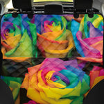 LGBT Pride Rainbow Roses Print Pet Car Back Seat Cover