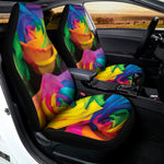 LGBT Pride Rainbow Roses Print Universal Fit Car Seat Covers